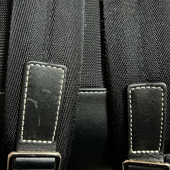 Burberry backpack leather with plaid pattern - Picture 7 of 15